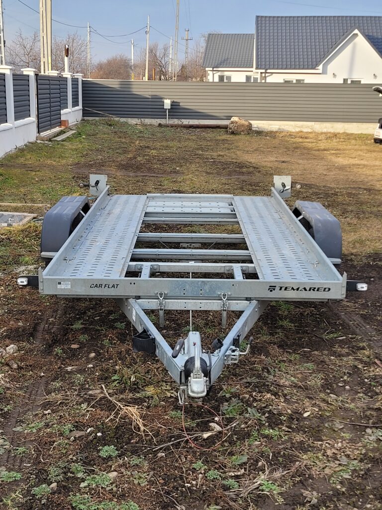 Platforma auto Temared CarFlat basculabila 2000kg 2 axe
