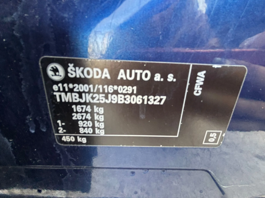 Skoda Fabia 1.2 TDI DPF Combi GreenLine