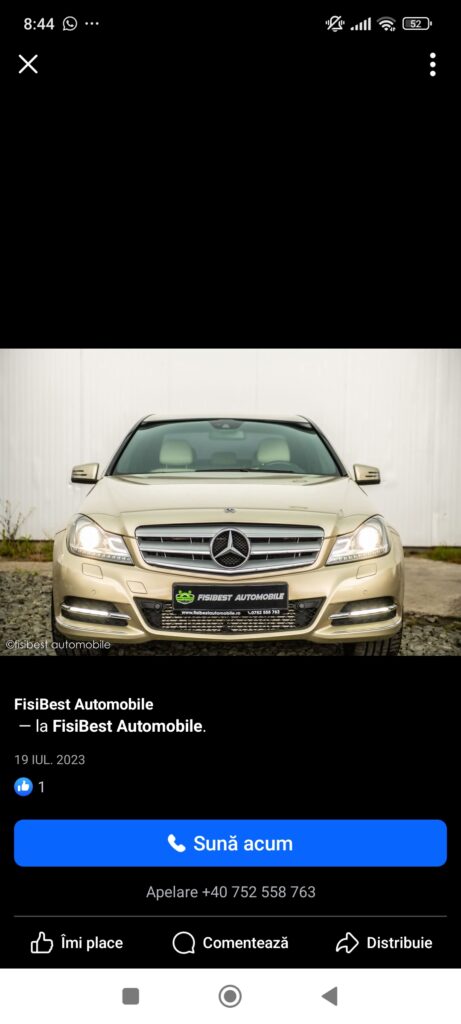 Vând Mercedes C250