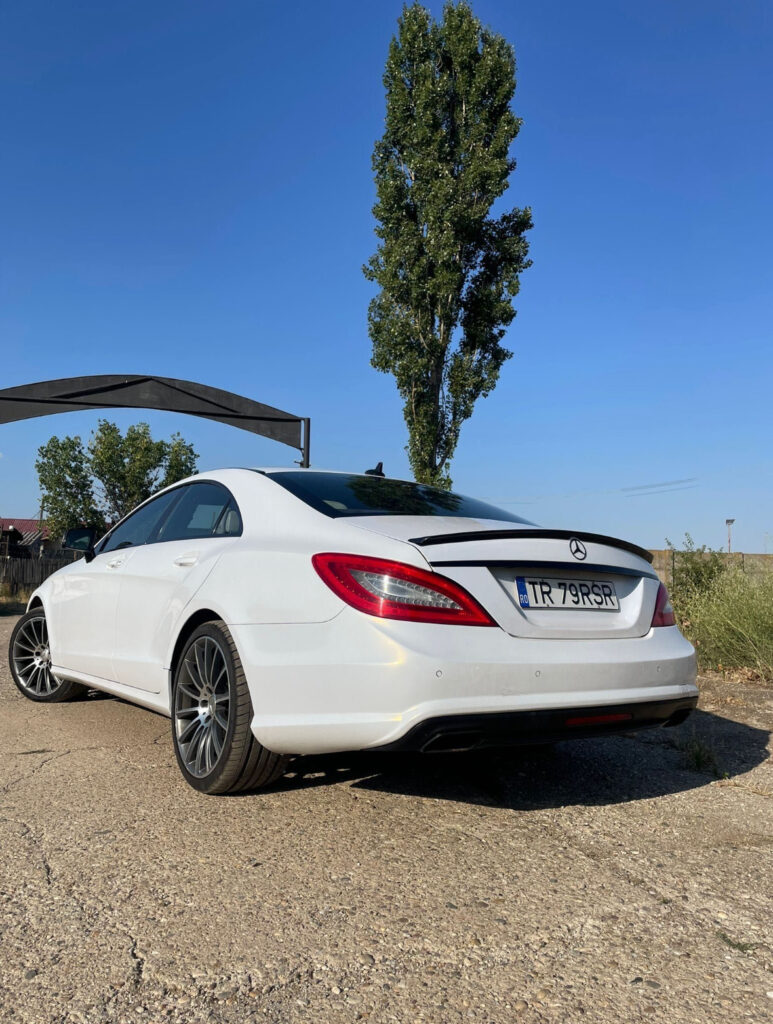 mercedes cls 350 cdi 4 matic amg line alb perlat