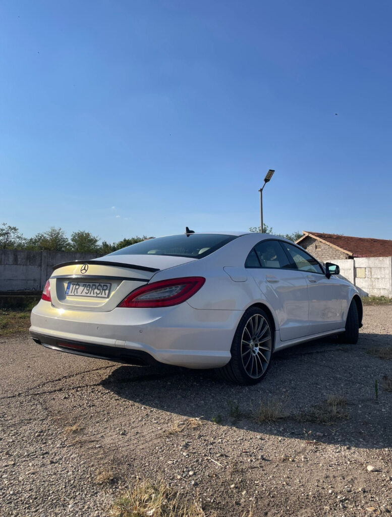 mercedes cls 350 cdi 4 matic amg line alb perlat