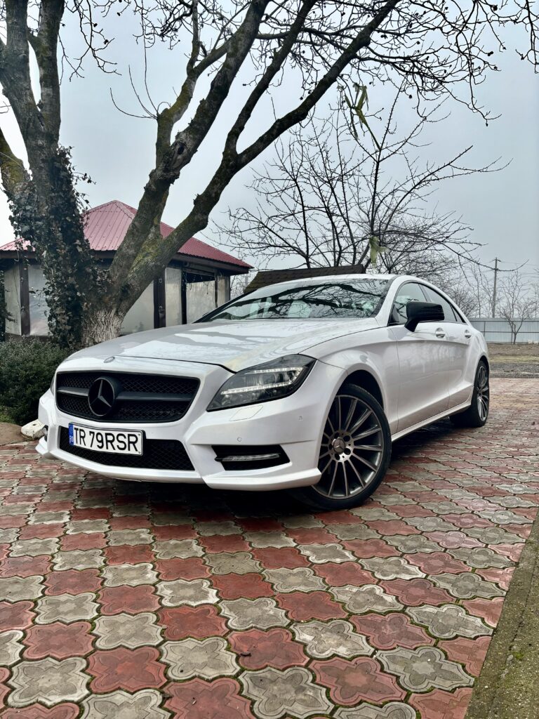mercedes cls 350 cdi 4 matic amg line alb perlat